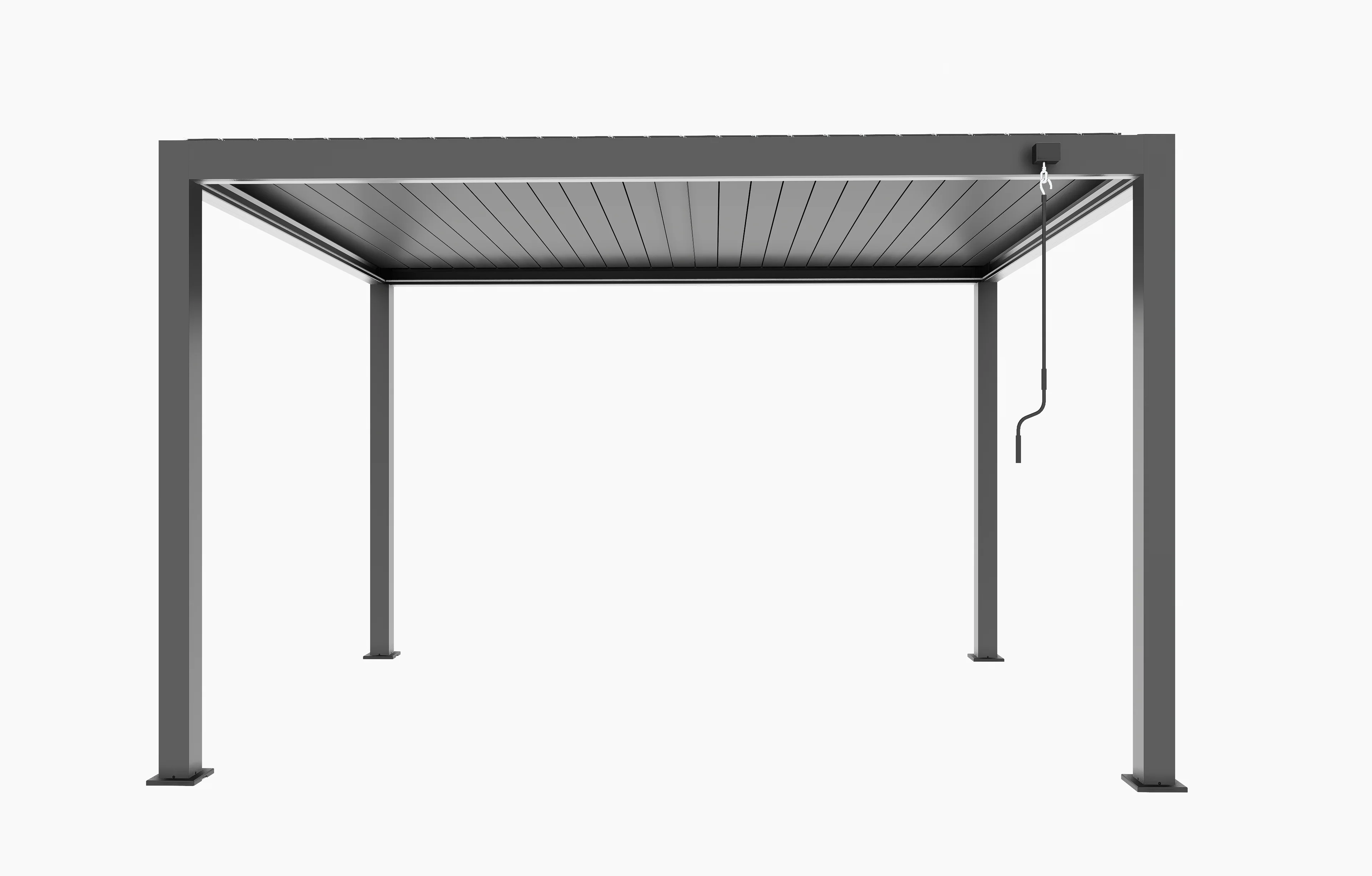 700 Series Pergola 3x4m Anthractite - Image 3