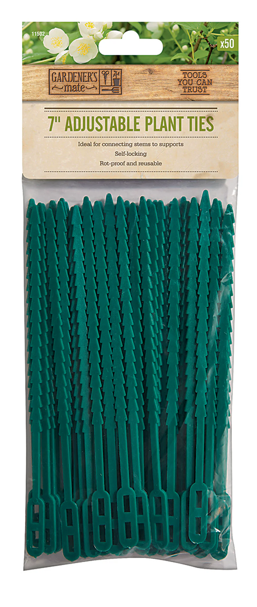 Adjustable Plant Ties 50pk