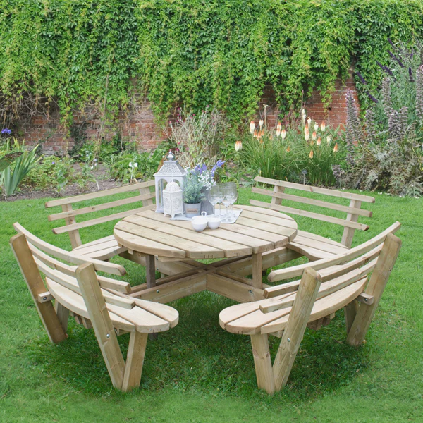Circular Picnic Table - Image 2