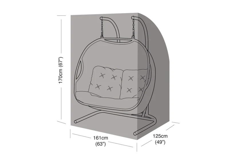 Double Hanging Chair Cover - Modular