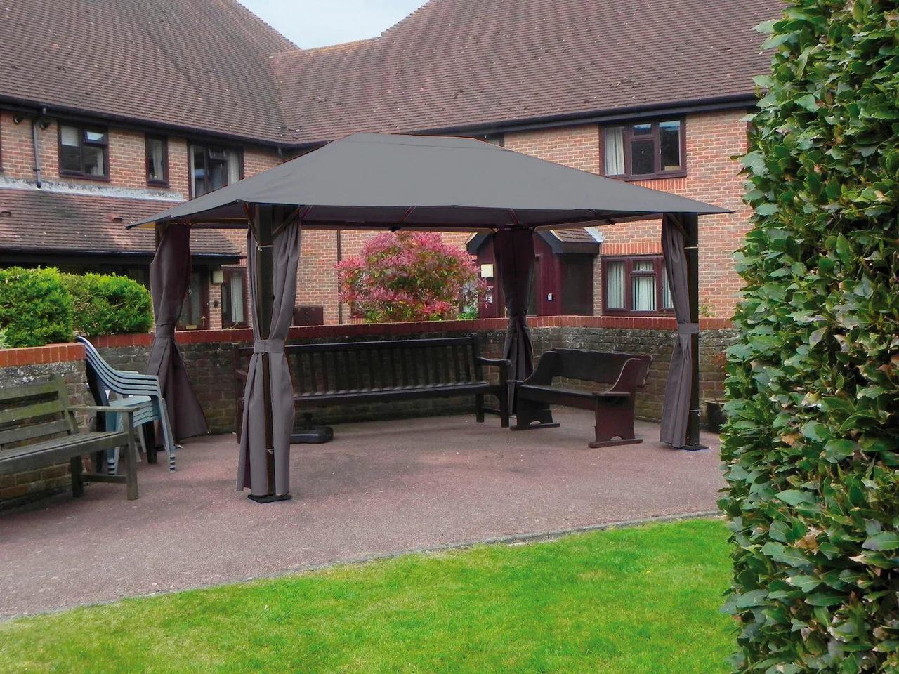 Highfield Grey Gazebo - Image 3