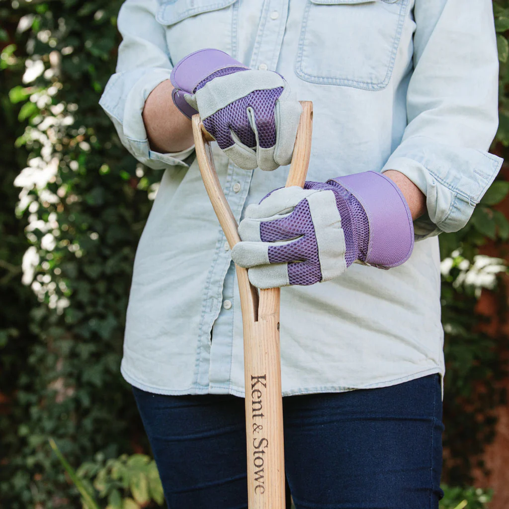 Kent & Stowe Rigger Gardening Gloves Purple Medium - Image 3