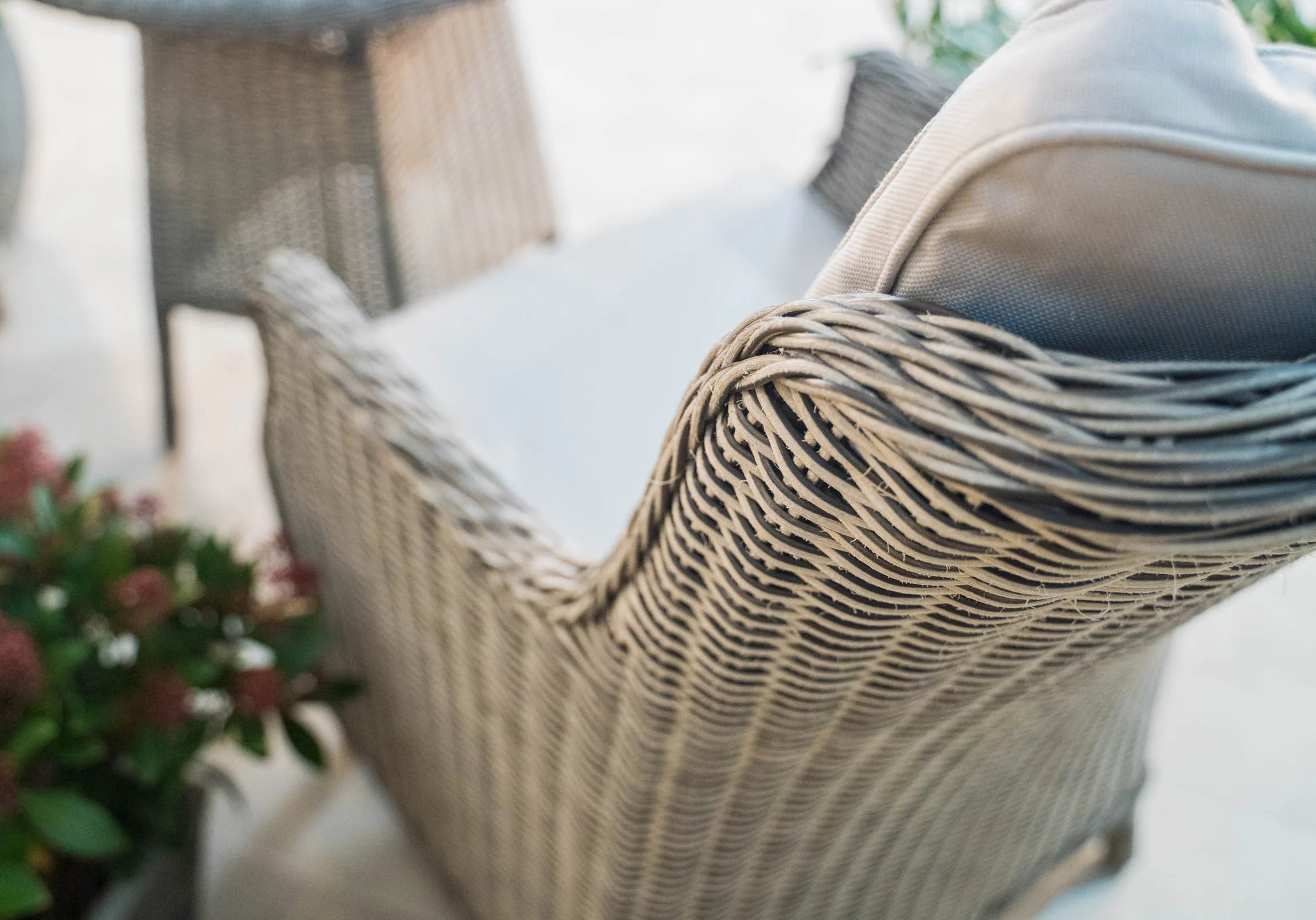 Olivia Rattan Bistro Set - Image 7