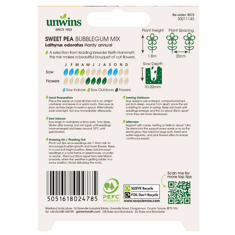 Sweet Pea Bubble Gum Mix - Image 2