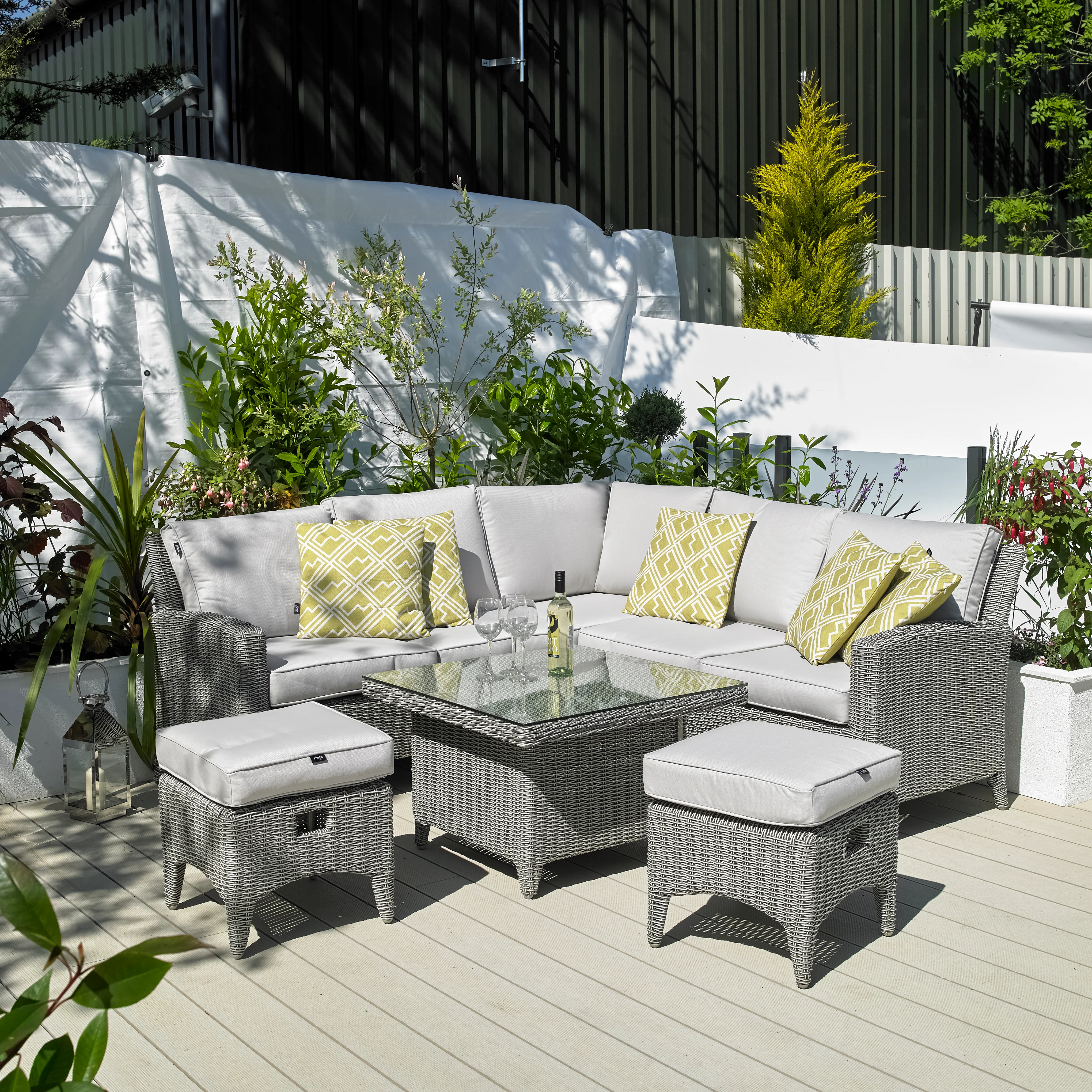 Valencia Compact Corner Dining Set - Image 5