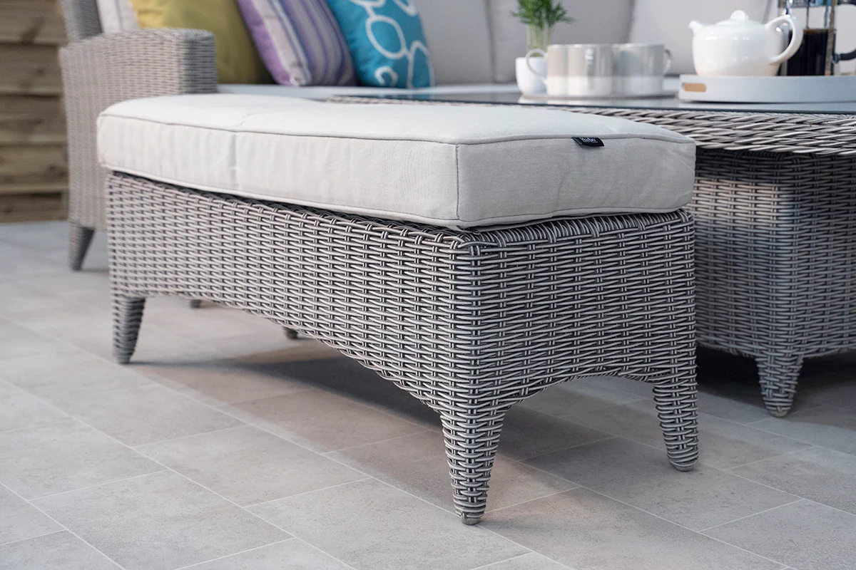 Valencia L Shape Rattan Corner Dining Set - Image 5