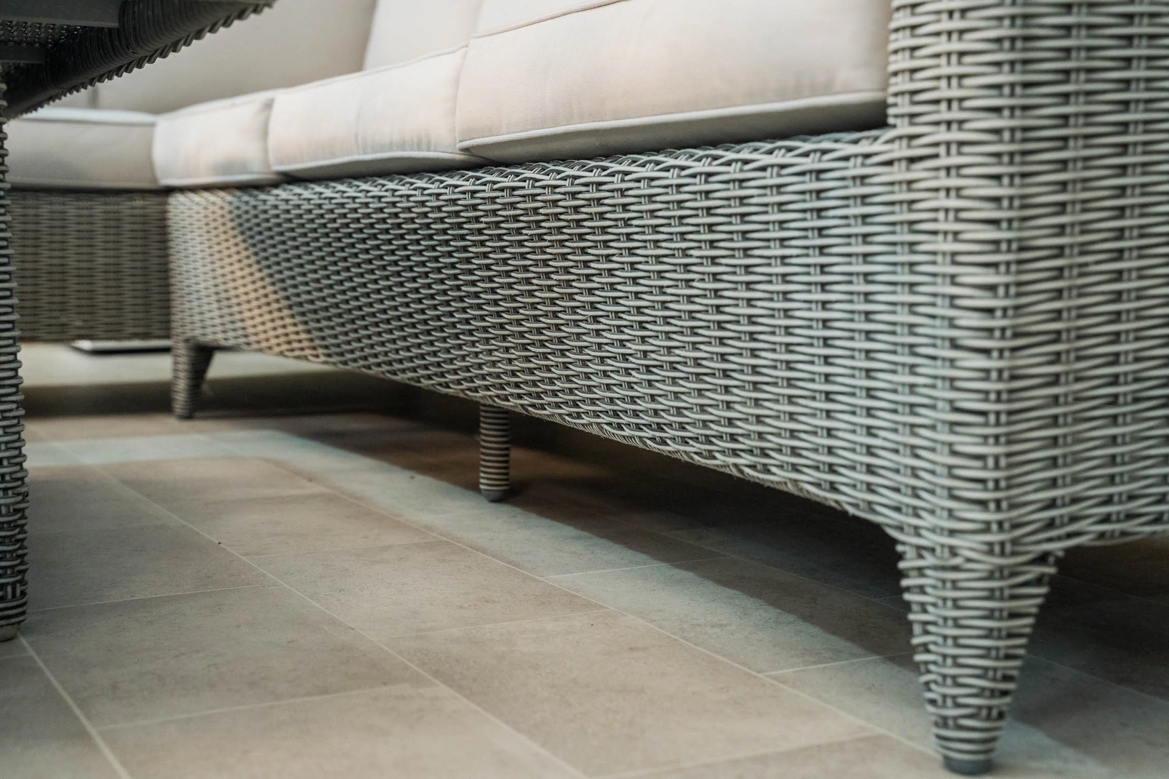 Valencia L Shape Rattan Corner Dining Set - Image 7