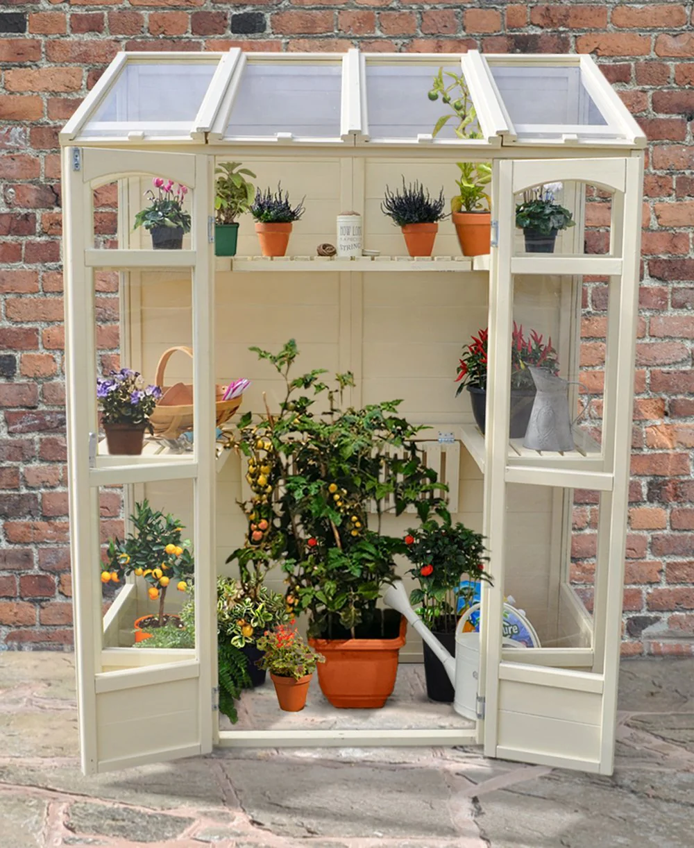 Victorian Walk Around Greenhouse with Auto Vent