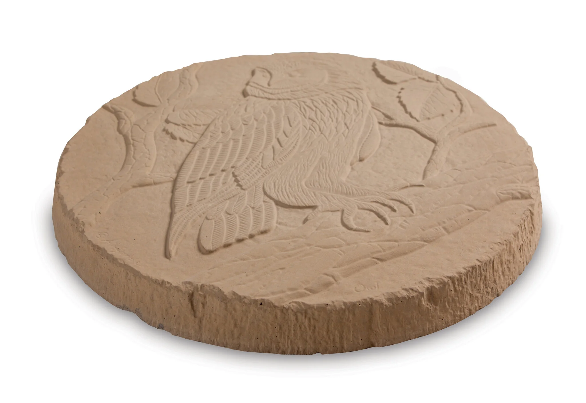 Wild Bird Owl Stepping Stone 390mm Bath Buff